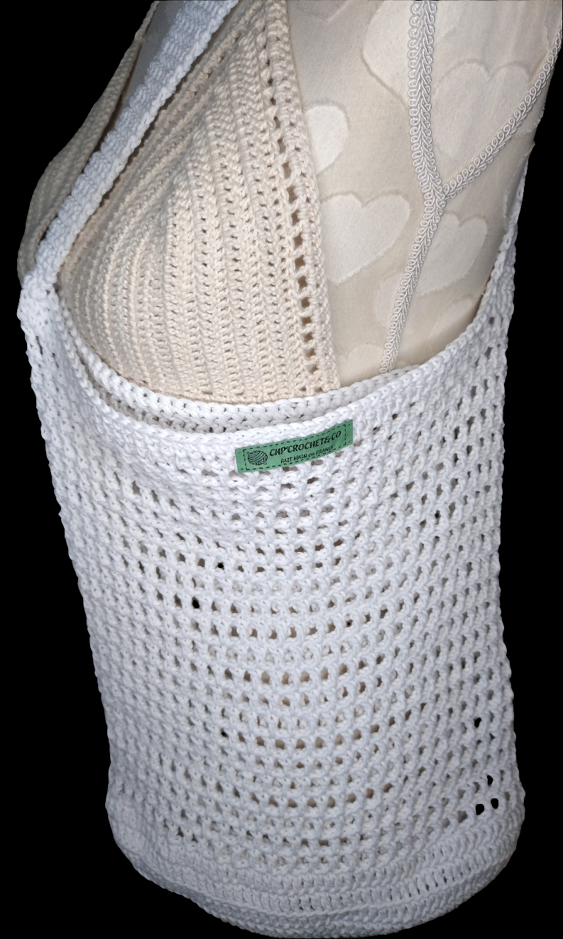 Tote bag filet 100 % coton recyclé