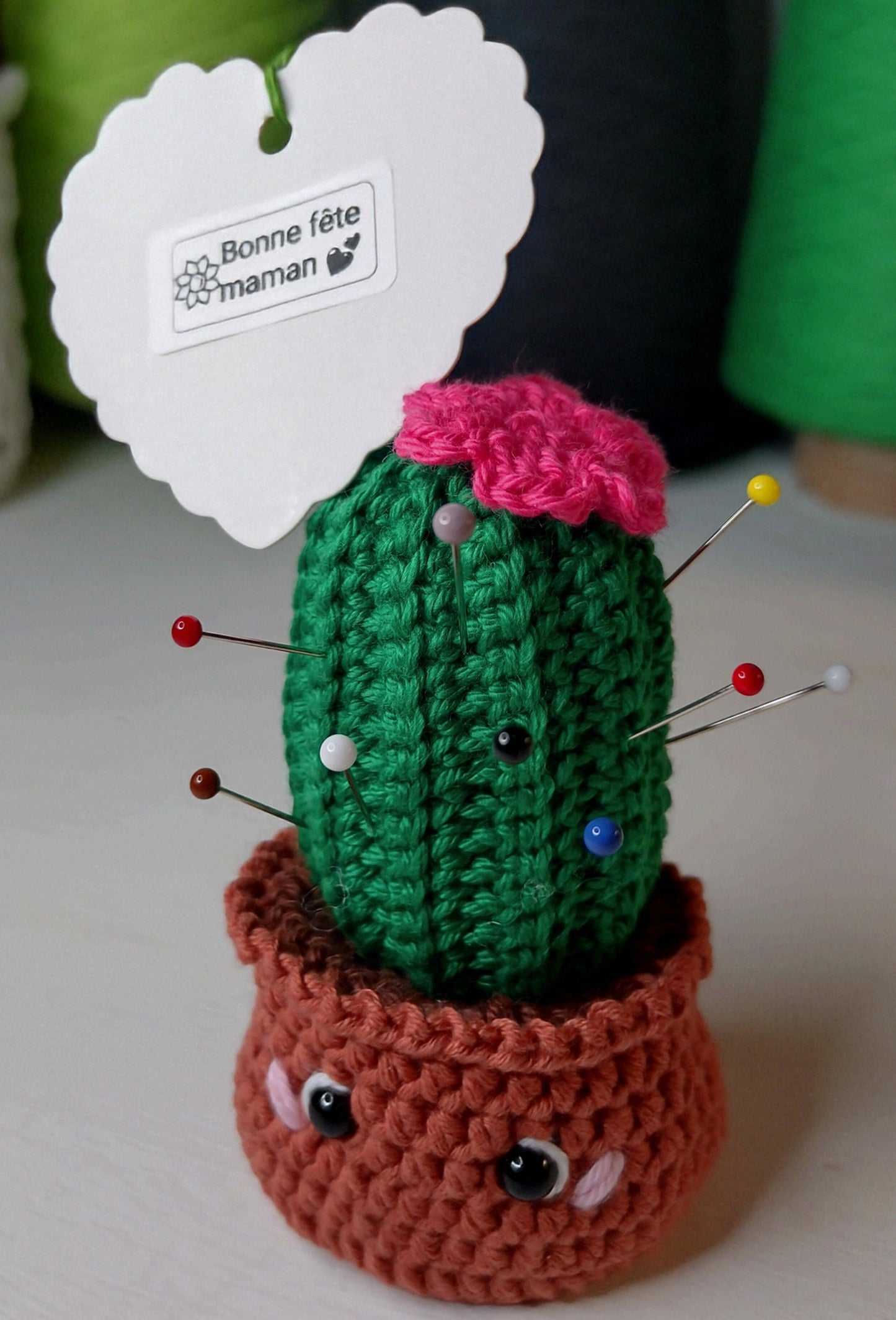 Petit cactus pic épingles parfumé