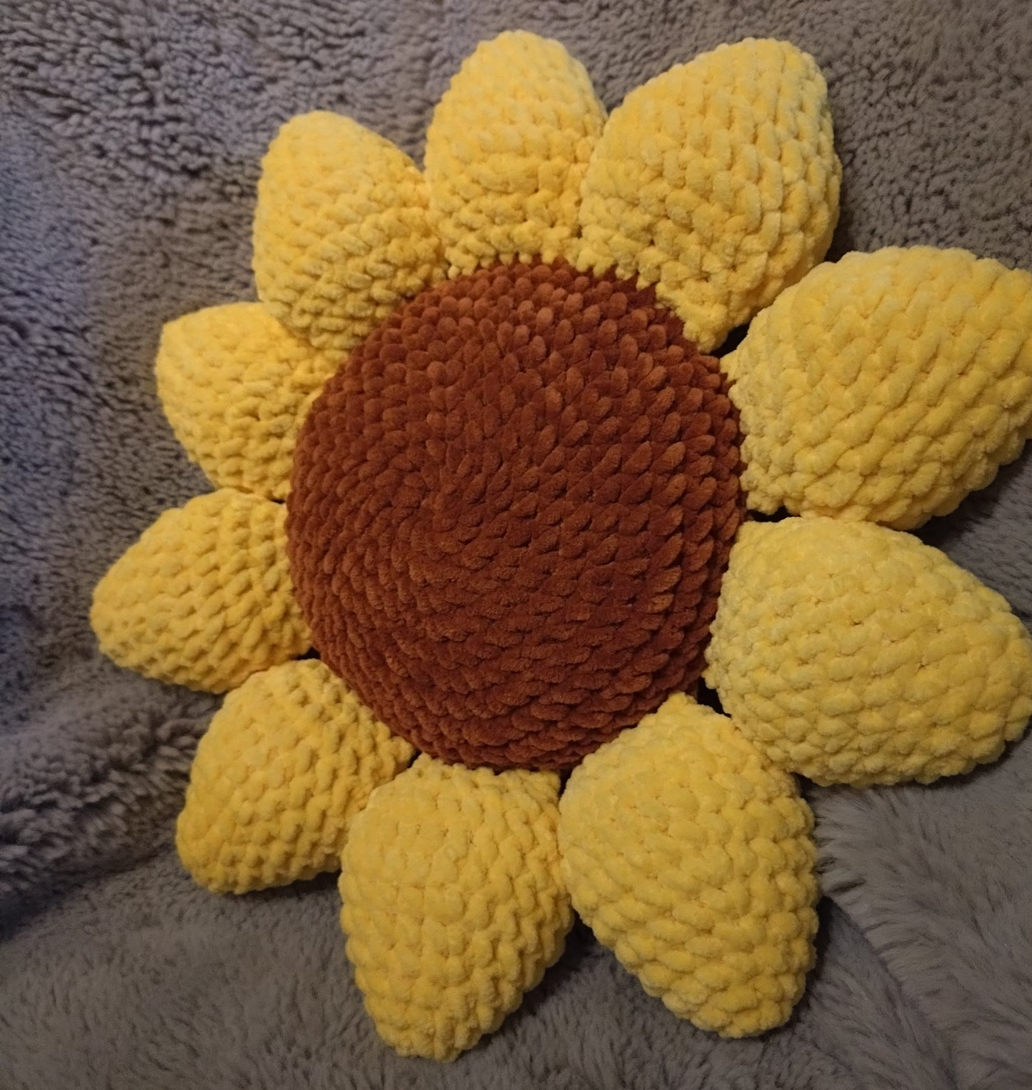 Coussin tournesol