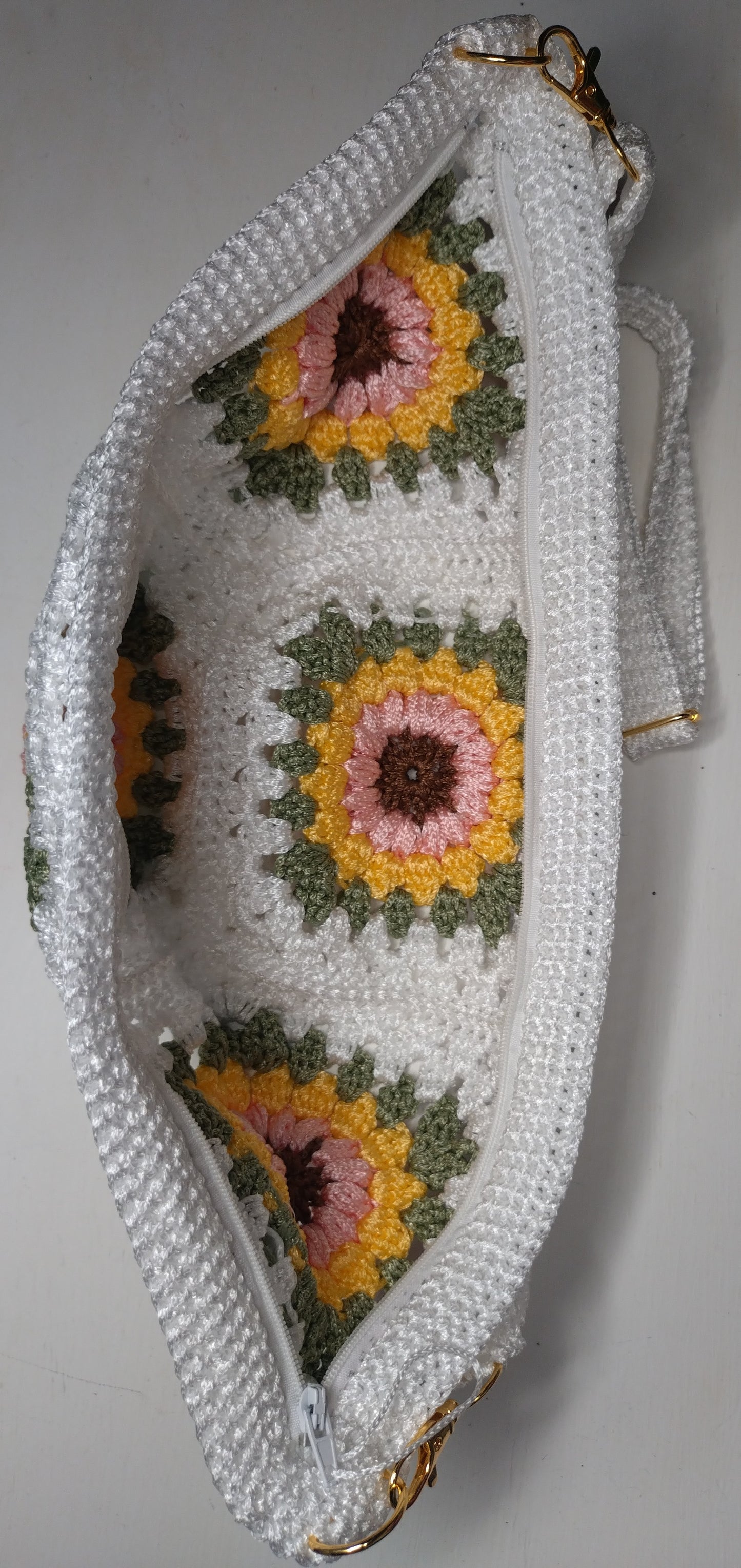 Sac banane fleurs
