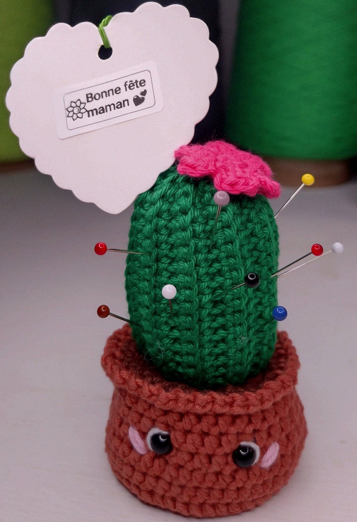 Petit cactus pic épingles parfumé