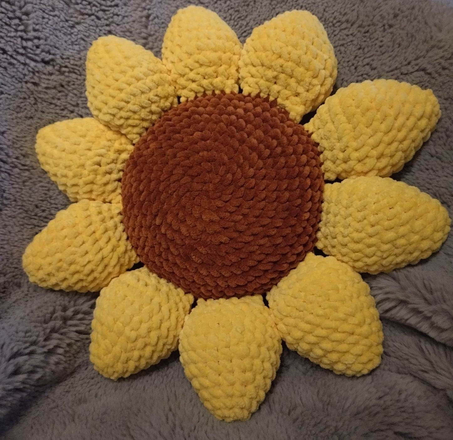 Coussin tournesol