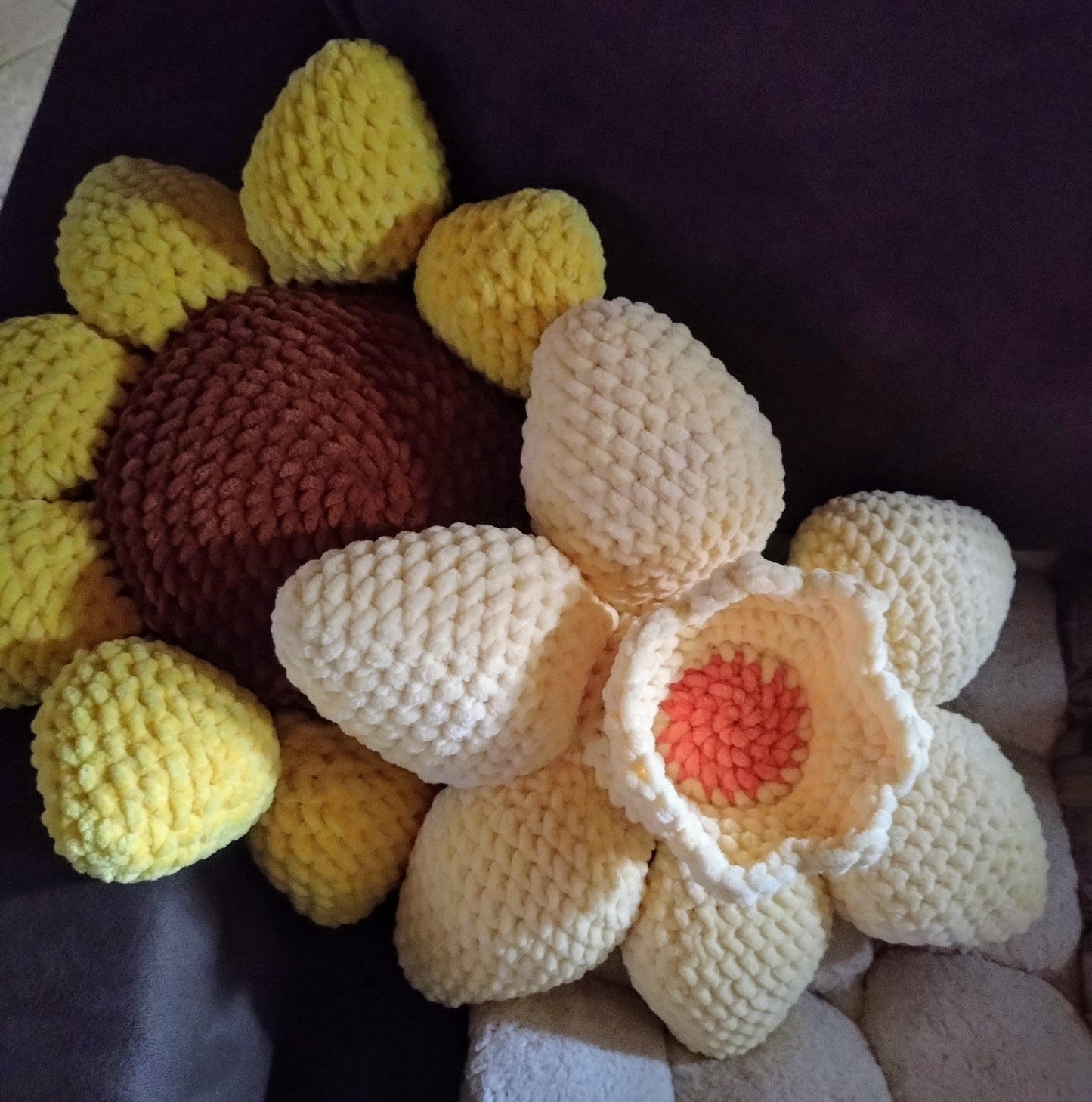 Coussin jonquille