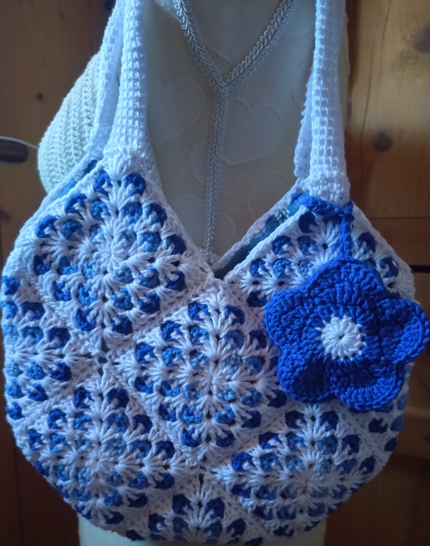 Sac au crochet "granny printemps"