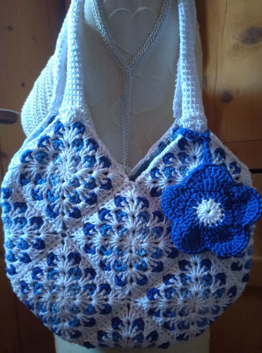 Sac au crochet "granny printemps"