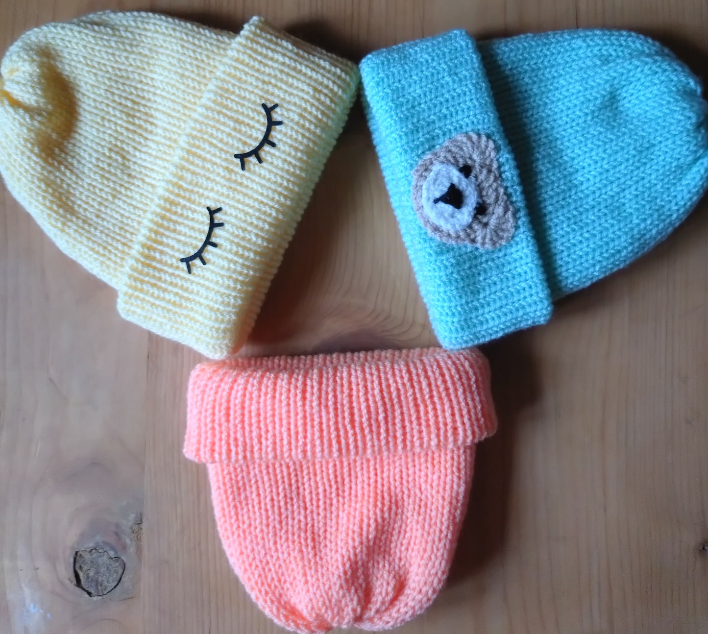 Bonnet bébé enfant tricotin