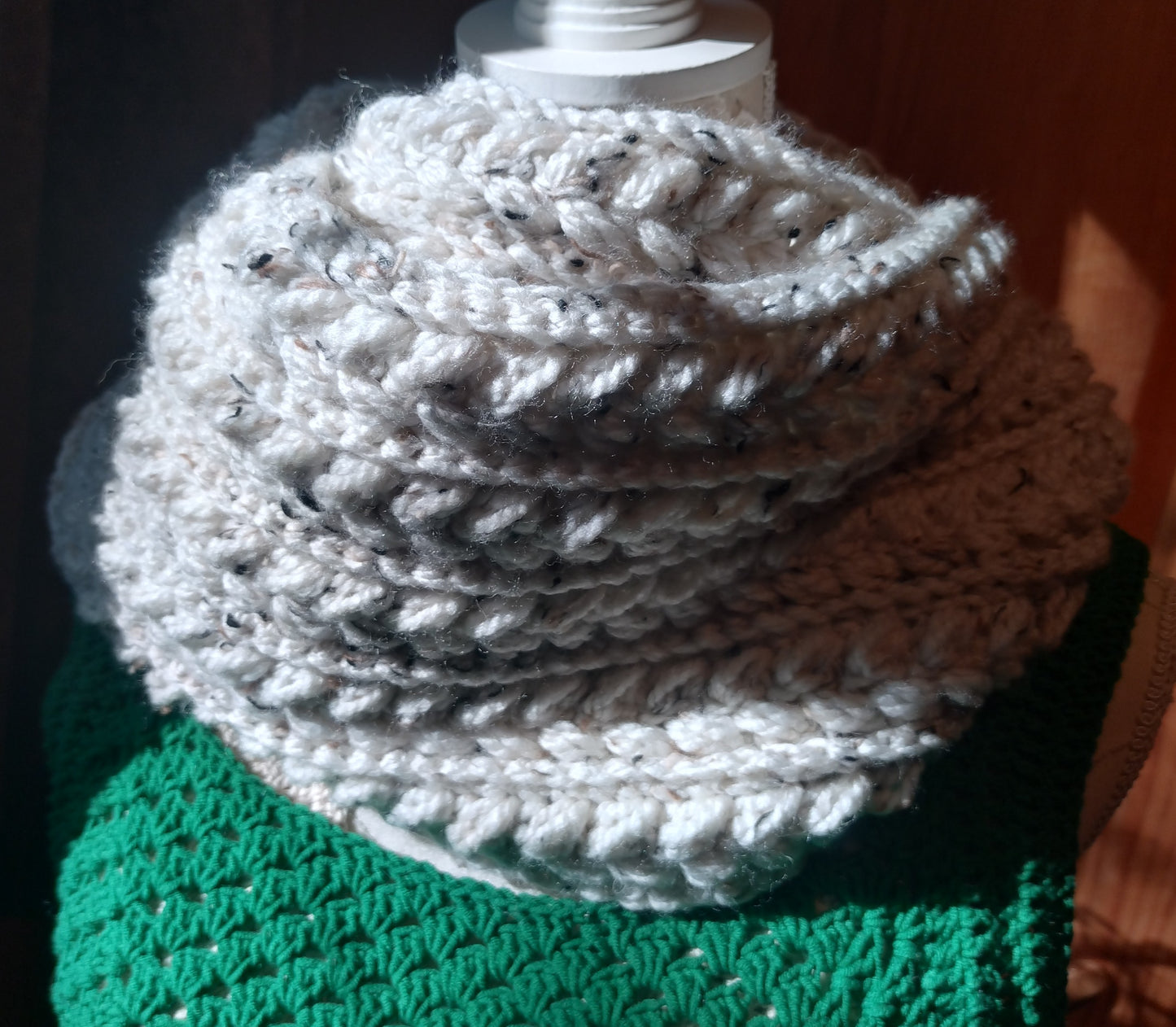 Écharpe snood mixte "épi de blé"