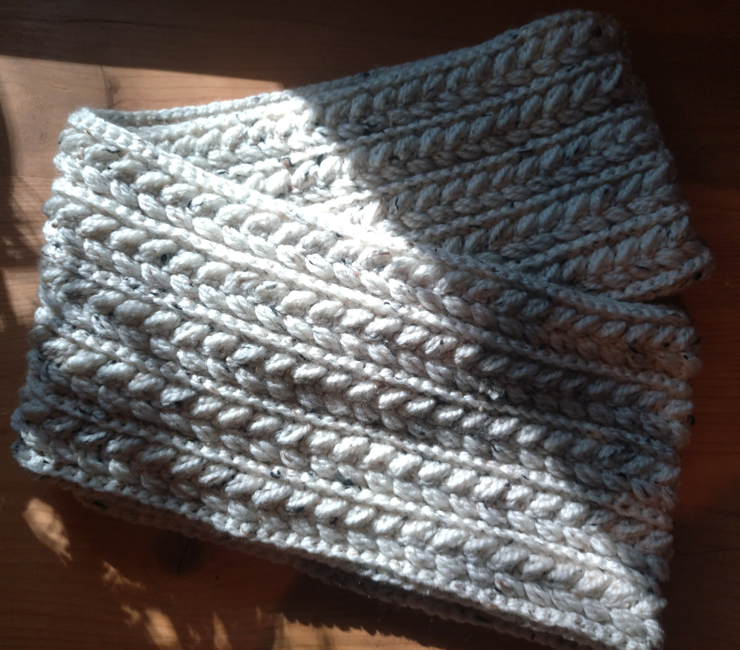 Écharpe snood mixte "épi de blé"