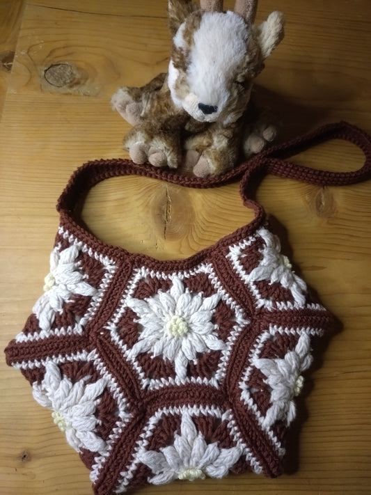 Sac au crochet "Edelweiss"